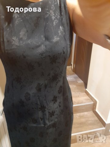 Дълга ,черна , стилна дамска рокля, снимка 5 - Рокли - 38002257