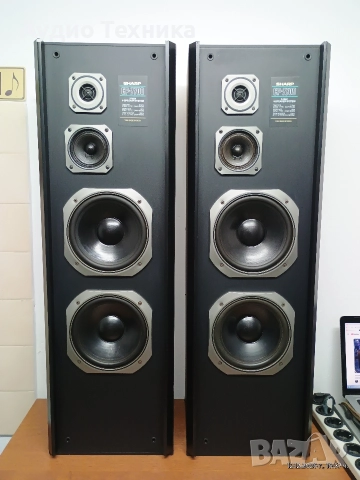 Трилентови тонколони SHARP XP7700HL. Мощ и качество. Изпращам видео. 