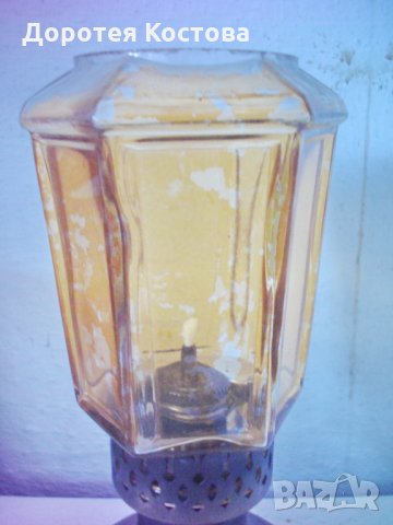 Стара газова лампа 3, снимка 2 - Антикварни и старинни предмети - 27284164