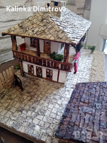 Макет на старинна къща-ръчна изработка., снимка 6 - Декорация за дома - 51460813