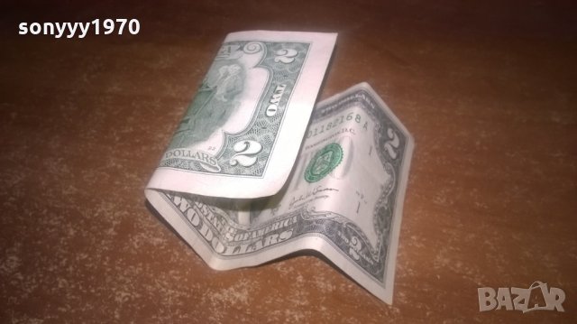 2 ДОЛАРА-РЯДКА КОЛЕКЦИОНЕРСКА БАНКНОТА, снимка 5 - Колекции - 27952948