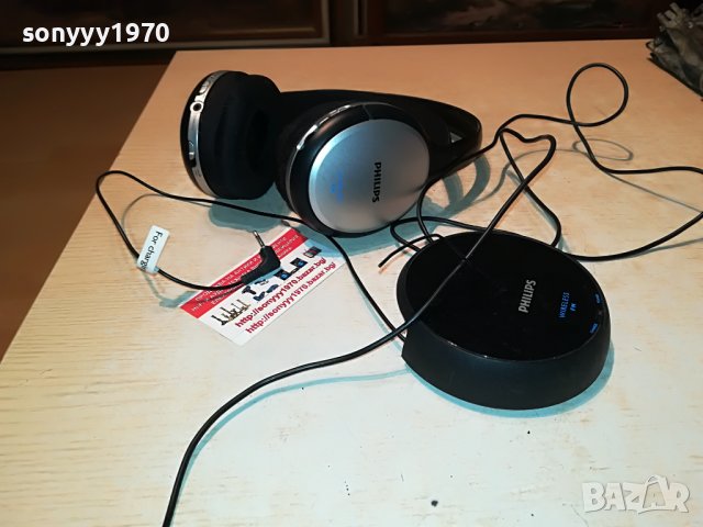 PHILIPS-WIRELESS HEADPHONES-ВНОС FRANCE 1805221054, снимка 2 - Слушалки и портативни колонки - 36797681