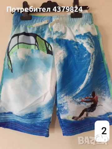 Нови немски шорти/бански за момче с этикет, р.122/128 см, снимка 4 - Детско бельо и бански  - 50809977