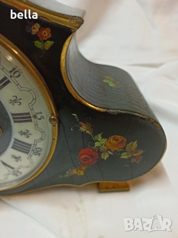 Стар антикварен настолен часовник Jean Perret & Cie S.A Geneve, снимка 11 - Антикварни и старинни предмети - 43153943