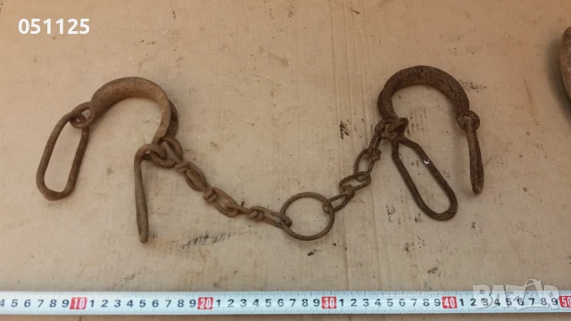 ковани възрожденски пранги, окови, букай 