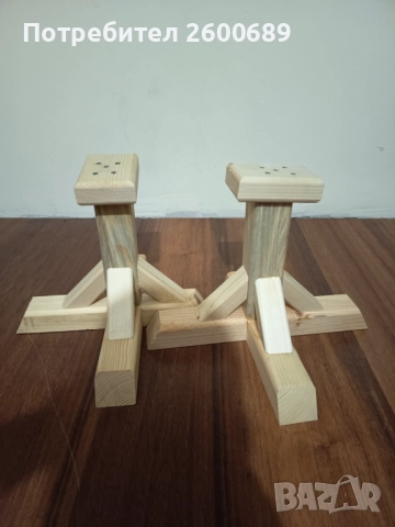 Дървени стойки за баланс – йога, гимнастика, акробатика