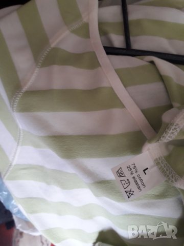 Дамска блуза жакет къс ръкав с цип памук еластичен нов, снимка 5 - Жилетки - 28970675