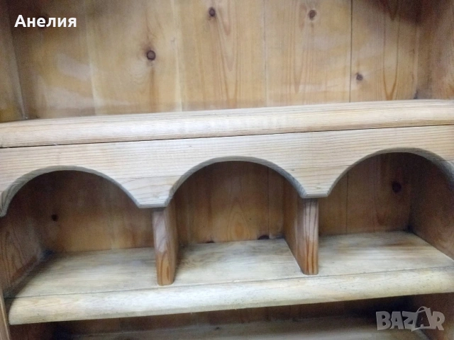 Етажерка за стена от скандинавски бор, снимка 5 - Декорация за дома - 53279431