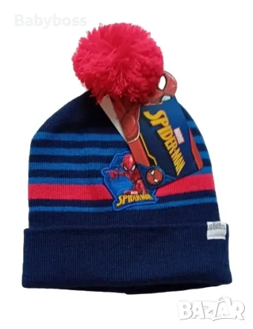 Зимна шапка за момче Спайдърмен, снимка 2 - Шапки, шалове и ръкавици - 47567888