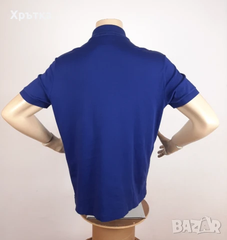 Lacoste Pima Cotton - Оригинална мъжка тениска с яка размер XL, снимка 4 - Тениски - 51071013