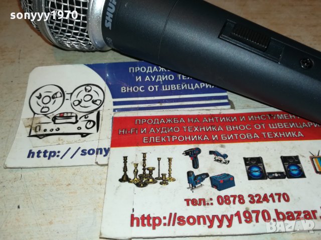 SHURE SM58 MIC-ВНОС GERMANY 0712212039, снимка 12 - Микрофони - 35064558