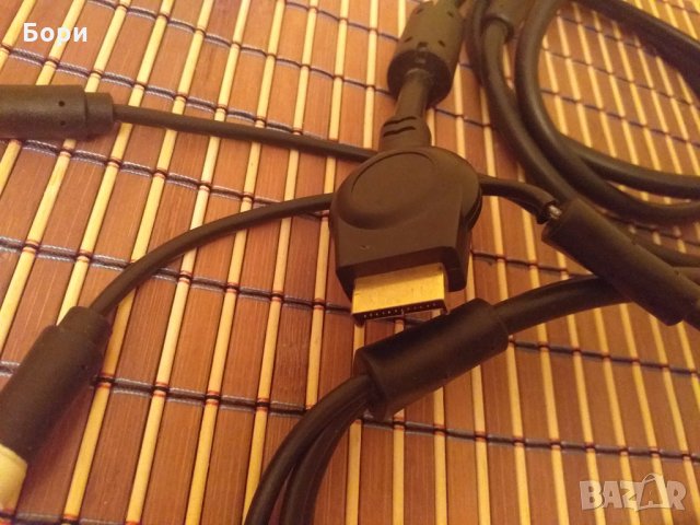  Кабел HDMI към 6 RCA/чинч 1.80м, снимка 5 - Плейъри, домашно кино, прожектори - 27836807