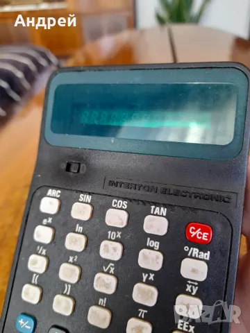 Стар калкулатор Interton Electronic, снимка 2 - Други ценни предмети - 47804794