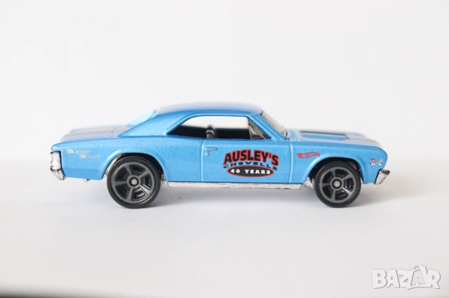 1/64 HOT WHEELS CHEVELLE SS 396 КОЛИЧКА МОДЕЛ, снимка 5 - Колекции - 52920080