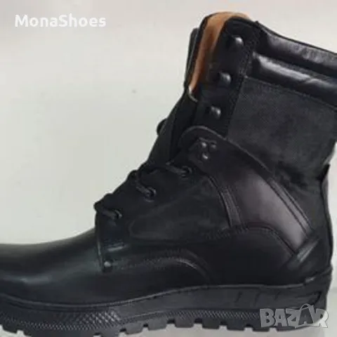 100% Естествена кожа мъжки кубинки , снимка 3 - Мъжки боти - 48247093