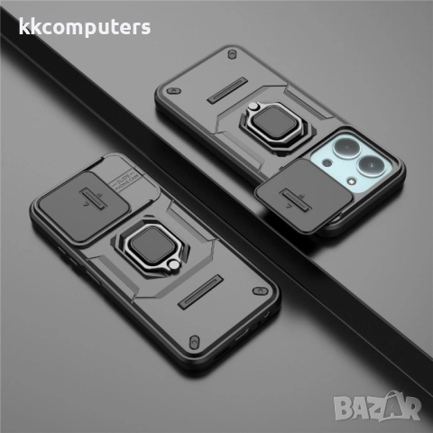 Защитен комплект за Xiaomi Redmi 15C 5G / 4G / Poco C85 4G- Удароустойчив калъф и Протектор | Стойка