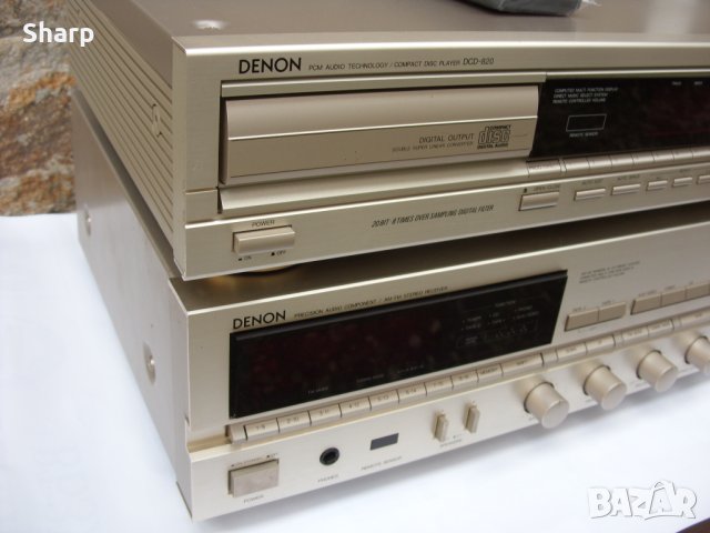 Receiver Denon DRA-425R/CD player DCD-820 шампанско ДУ, снимка 4 - Аудиосистеми - 43447904