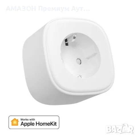 Смарт Wi-Fi контакт Meross MSS210/Apple Home Kit/гласово управление