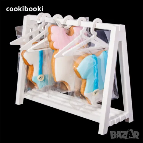 Стойка с 6 закачалки за бисквитки, снимка 1