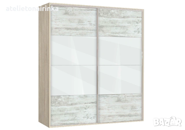 Плъзгащ гардероб Ава 5, снимка 10 - Гардероби - 29590865