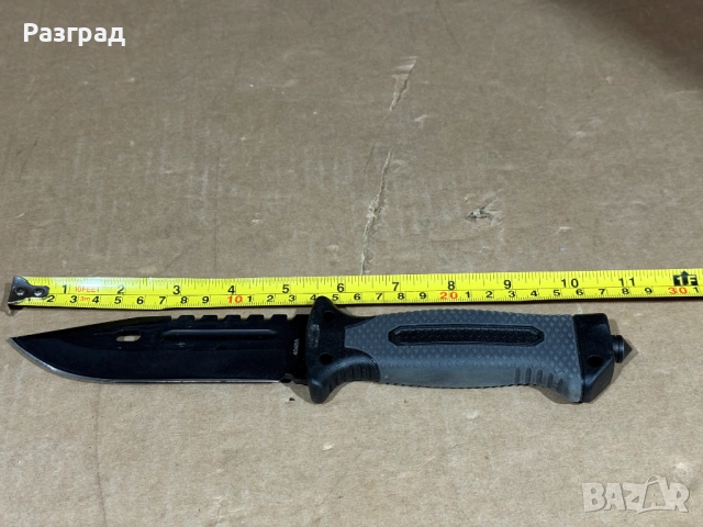 Тактически нож с кания,компас,запалка,свирка и точило, снимка 7 - Ножове - 52964988