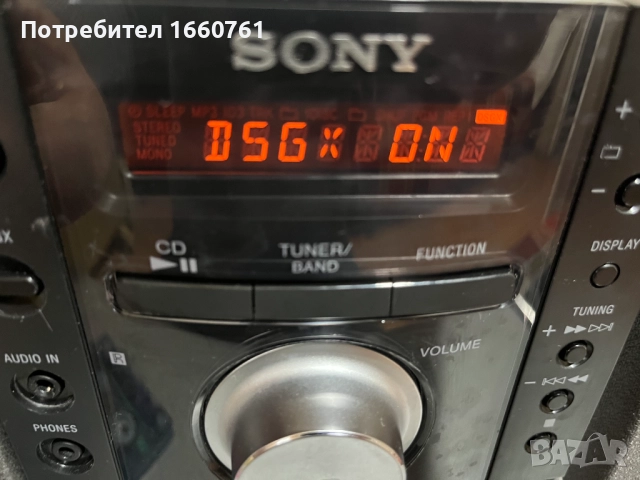 Микро аудио уредба SONY CMT-EH10 (HCD-EH10) с RDS, MP3, DSGX, снимка 11 - Аудиосистеми - 52198652