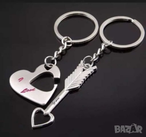 Ключодържател 'обичам те завинаги'. Сърце и символ на безкрайност, снимка 2 - Други - 27983653