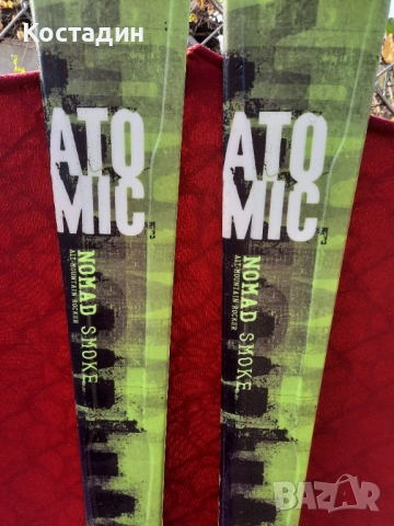 Карвинг ски  Atomic Nomad Smoke  178см , снимка 5 - Зимни спортове - 52485176