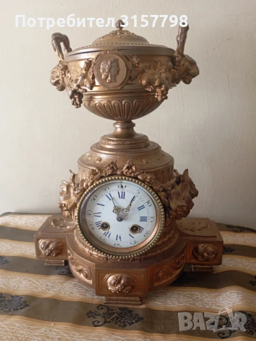 Стар каминен часовник, снимка 1