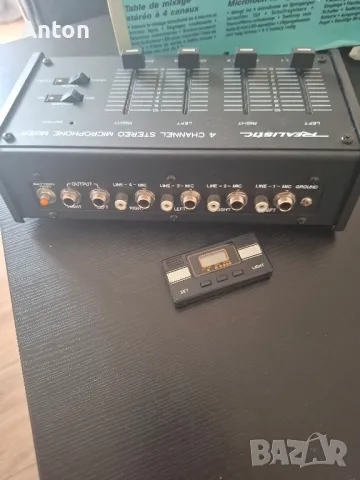 4 -ри канален микрофонен миксер с дистанционно , снимка 4 - Микрофони - 49867589