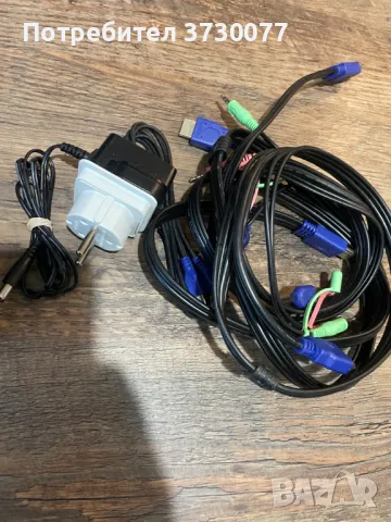 KVM switch 2v1 USB HDMI, снимка 5 - Кабели и адаптери - 48785556