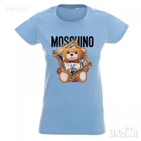  Тениска Moschino Bear принт Нови модели и цветове, снимка 7 - Тениски - 33613386