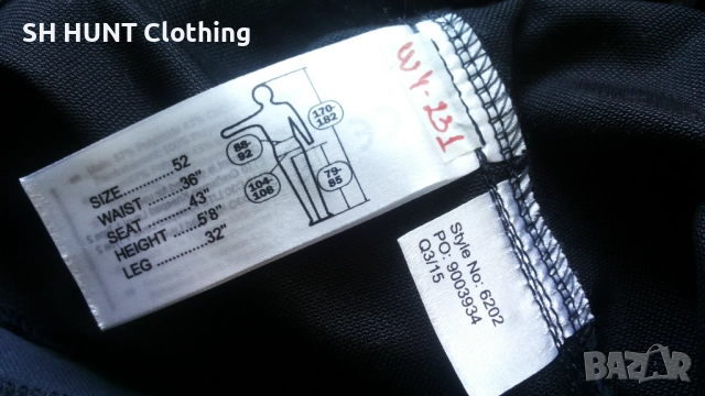 Snickers 6202 Work Stretch Trousers 52 / L работен панталон с от части еластична материя W4-231, снимка 16 - Панталони - 52075902