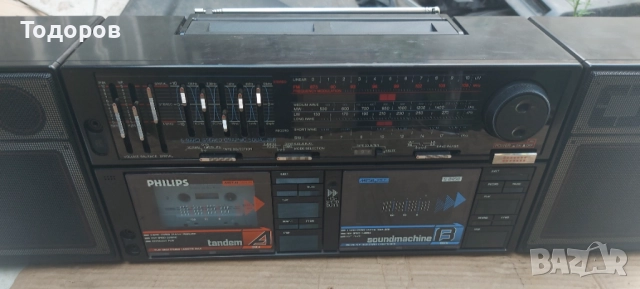 Philips D8458 Tandem Soundmachine Boombox, снимка 14 - Радиокасетофони, транзистори - 51802792