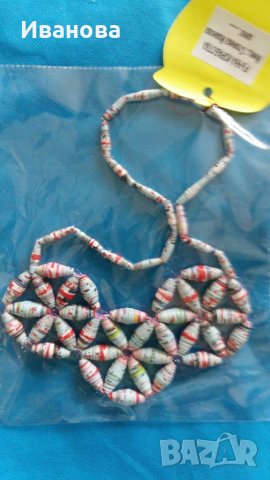 Ръчна изработка на бижута от хартия и квилинг  0.50лв, снимка 2 - Колиета, медальони, синджири - 28137751