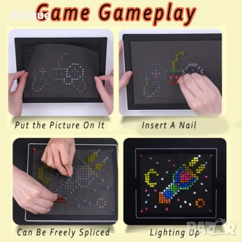 Креативен детски 3D светещ пъзел, 180 части, снимка 5 - Игри и пъзели - 52896605