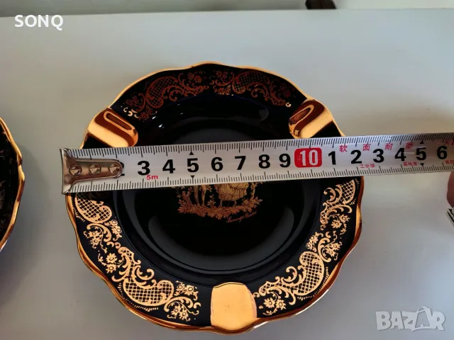 Прекрасен Позлатен 22К Порцеланови Компликт-Лимож, снимка 10 - Антикварни и старинни предмети - 49903191