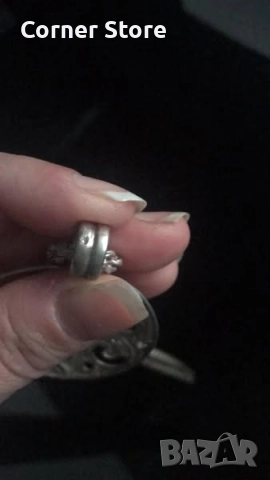 Сребърен медальон, снимка 2 - Колиета, медальони, синджири - 51697138