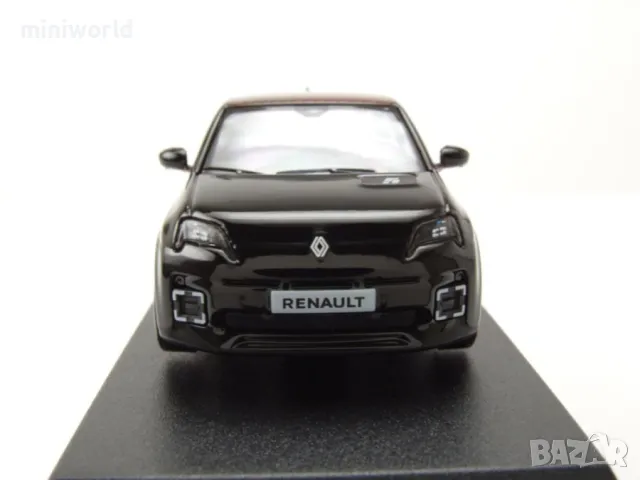 Renault 5 E-Tech 100% Electric 2025 - мащаб 1:43 на Norev моделът е нов в PVC дисплей-кейс, снимка 5 - Колекции - 49553355
