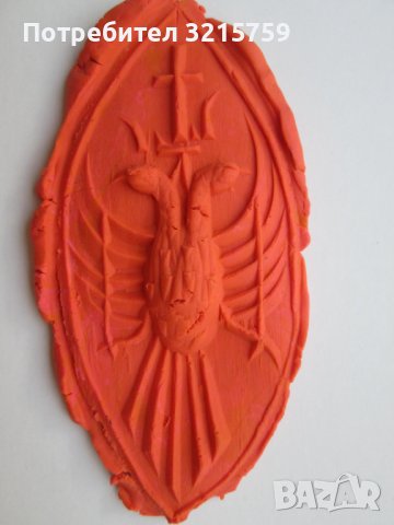 Стар дървен,ръчно изработен печат за обреден хляб, просфора, снимка 8 - Антикварни и старинни предмети - 37096910