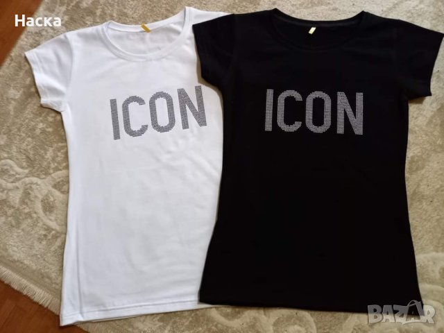 Уникални дамски тениски с камъчета! , снимка 11 - Тениски - 43844780