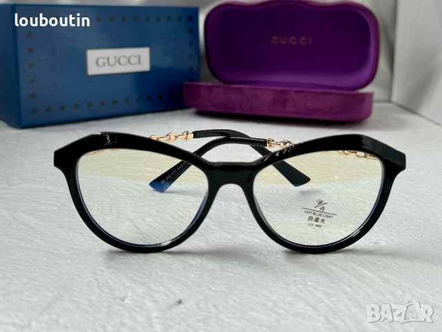 Gucci диоптрични рамки.прозрачни слънчеви,очила за компютър, снимка 5 - Слънчеви и диоптрични очила - 44866481