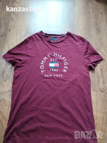 Tommy Hilfiger - страхотна мъжка тениска КАТО НОВА М, снимка 5 - Тениски - 49844238