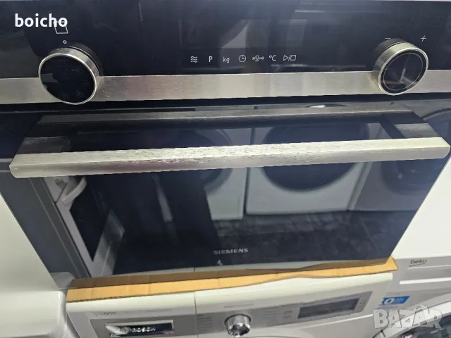 Мини фурна  с микровълнова Siemens  CM585AGSO за вграждане , снимка 5 - Печки, фурни - 49478210