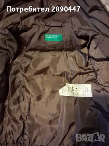 Детско зимно яке Benetton (Бенетон), снимка 2 - Бебешки якета и елеци - 48677890