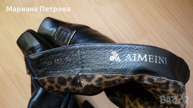 Дамски боти - Италия - марка "AIMEINI" №39 , снимка 3 - Дамски боти - 28589886
