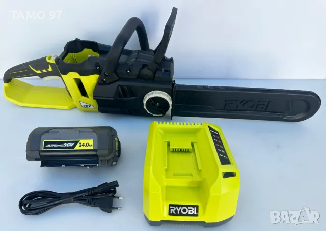 Ryobi RCS36X3550Hi - Мощна акумулаторна резачка за дърва 36V 5.0Ah, снимка 1 - Други инструменти - 47769595