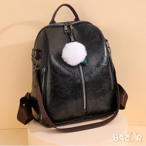 Дамска чанта-раница Black 1119, снимка 2 - Чанти - 43055174