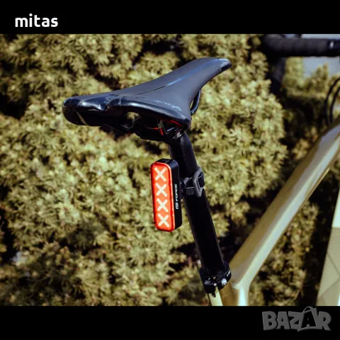 Интелигентна задна LED стоп светлина за велосипед FORCE ALARM 300LM, снимка 5 - Аксесоари за велосипеди - 49928550