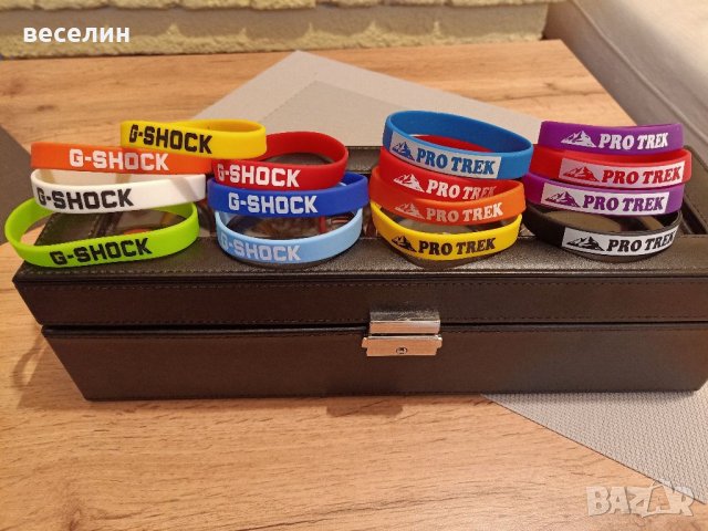 Силиконова гривна G Shock / Pro trek, снимка 8 - Други - 35357456
